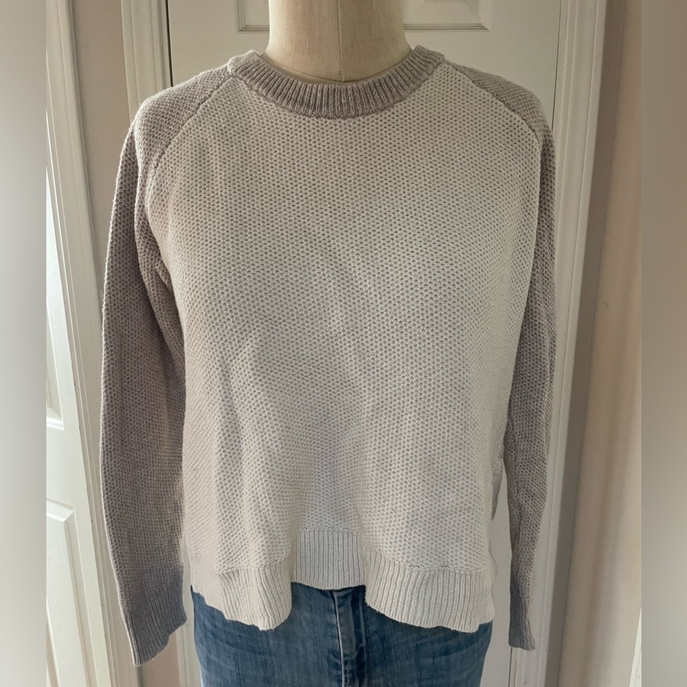 Madewell Cream/beige cross back sweater